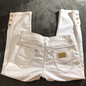 Dolce & Gabbana black label cropped skinnies
